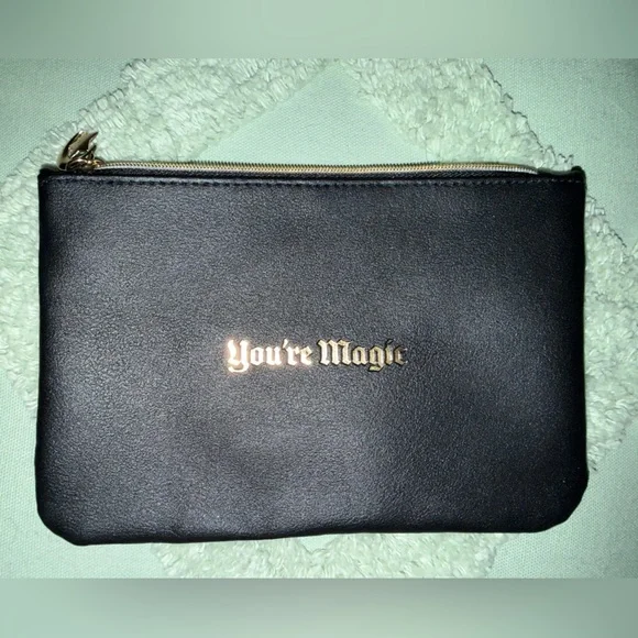 IPSY Black and Gold Cosmetic Bag - Picture 2 of 2